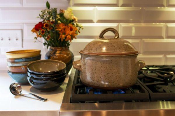 Clay Coyote Dutch Oven for stovetop simmers and oven bakes!